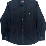 Levis Denim Shirt - Large Black Cotton