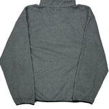 Nautica 1/4 Zip - Large Grey Polyester