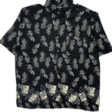 Puritan Floral Hawaiian Shirt - Large White Viscose