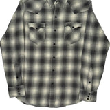 Polo By Ralph Lauren Checked Flannel Shirt - Medium Grey Cotton