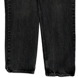 Levis 505 Jeans - 36W 30L Black Cotton