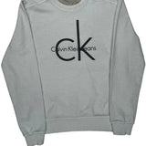 Calvin Klein Jeans Sweatshirt - Medium Grey Cotton