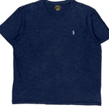 Polo By Ralph Lauren T-Shirt - Large Blue Cotton
