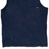 Dickies Tank Top - XL Navy Cotton