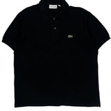 Lacoste Polo Shirt - Large Black Cotton