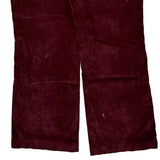 Levis Boot Cut Cord Trousers - 32″ Waist Burgundy Cotton