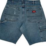 Dickies Denim Shorts - 32W 10L Blue Cotton