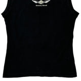 Harley Davidson Graphic Tank Top - Small Black Cotton