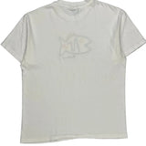 Hanes Graphic T-Shirt - Large White Cotton