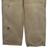 Carhartt Double Knee Carpenter Trousers - 38W 30L Beige Cotton