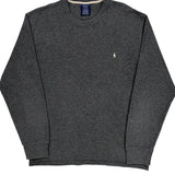 Polo By Ralph Lauren Long Sleeve T-Shirt - 2XL Gray Cotton