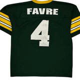 Green Bay Packers Logo Athletics #Favre Football Jersey - XL Green Polyester