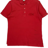 Lacoste Polo Shirt - Large Red Cotton