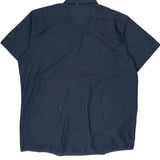 Icehouse Dickies Short Sleeve Shirt - XL Navy Polyester Blend