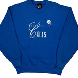 Indianapolis Colts Unbranded Football Sweatshirt - Large Blue Cotton Blend