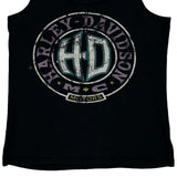 Harley Davidson Graphic Vest - XL Black Cotton