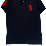 Big Pony Polo By Ralph Lauren Polo Shirt - Large Black Cotton