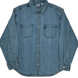 Levis Denim Shirt - XL Blue Cotton