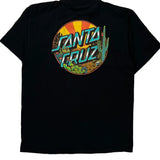 Santa Cruz Graphic T-Shirt - Medium Black Cotton