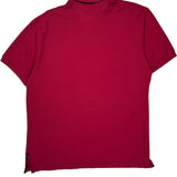 Chaps Ralph Lauren Polo Shirt - Large Red Cotton