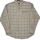 Chaps Ralph Lauren Checked Shirt - Large Beige Cotton