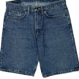 Wrangler Denim Shorts - 34W 11L Blue Denim
