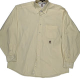 Tommy Hilfiger Shirt - Large Yellow Cotton