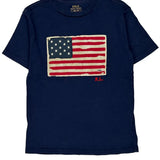 Age 8 Polo By Ralph Lauren T-Shirt - Small Navy Cotton