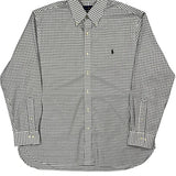 Ralph Lauren Checked Shirt - XL Black & White Cotton