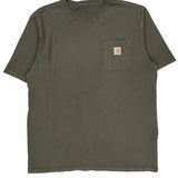 Carhartt T-Shirt - XL Green Cotton