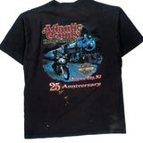 Harley Davidson Graphic T-Shirt - Large Black Cotton