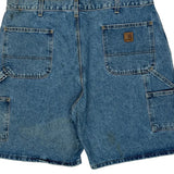 Carhartt Denim Shorts - 36W 10L Blue Denim
