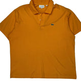 Lacoste Polo Shirt - 3XL Orange Cotton