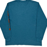 Carhartt Long Sleeve T-Shirt - XL Blue Cotton