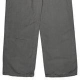 Durable Workwear Carhartt Cargo Carpenter Pants - 30W 34L Gray Cotton