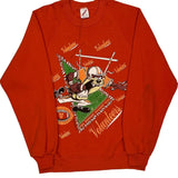 Volunteers Jerzees Graphic Sweatshirt - Large Orange Cotton Blend