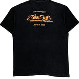 Hanes Graphic T-Shirt - Large Black Cotton