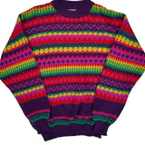 Unbranded Striped Sweater - Large Multicoloured Acrylic