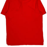 Adidas Polo Shirt - Medium Red Polyester