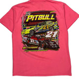 The Pitbull Gildan Graphic T-Shirt - Large Pink Cotton