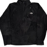 The North Face 1/4 Zip - XL Black Polyester