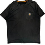 Carhartt T-Shirt - Large Black Cotton Blend