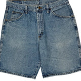 Wrangler Denim Shorts - 34W 9L Blue Cotton