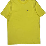Tommy Hilfiger T-Shirt - Medium Yellow Cotton