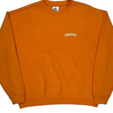 Adidas College Sweatshirt - XL Orange Cotton