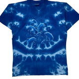 Churinga Single Stitch T-Shirt - Medium Blue Cotton