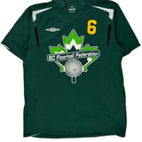 Bc Floorball Federation Umbro Graphic Football Shirt - Large Green Polyester
