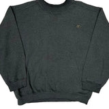 Starter Sweatshirt - Large Gray Cotton Blend