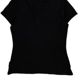 Puma Polo Shirt - Small Black Cotton