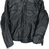 Milwaukee Motorcycle Leather Jacket - 2XL Black Leather